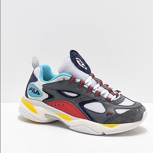 FILA Boveasorus Grey, Blue and Red Shoes